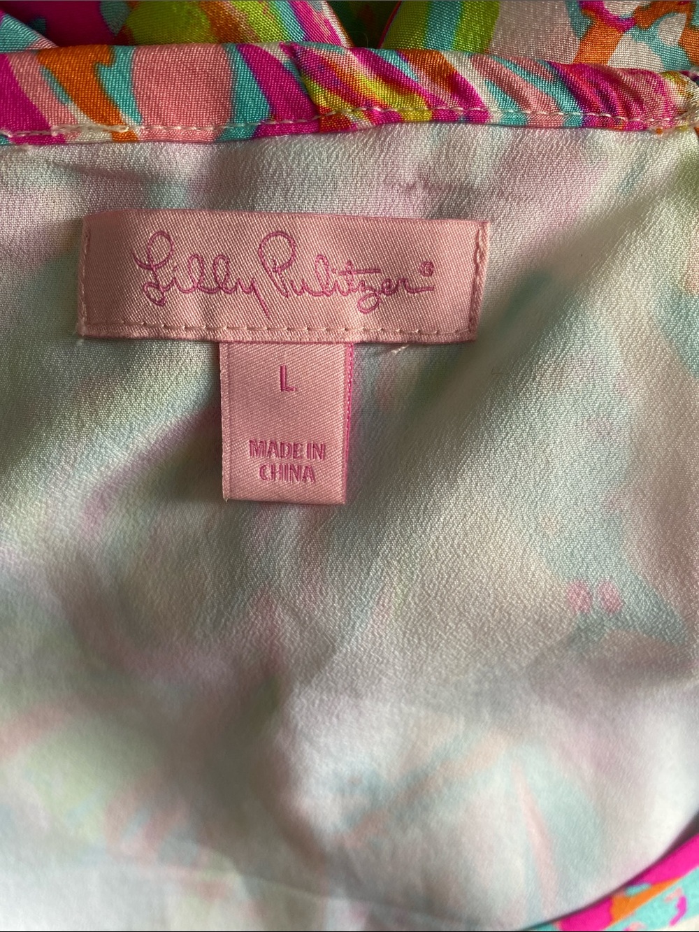 Lilly Pulitzer silk  Scuba To Cuba spaghetti strap dress VGUC - Picture 3 of 4